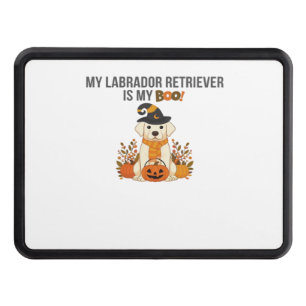 Labrador Retriever Halloween Dog  Funny Spooky Boo Hitch Cover