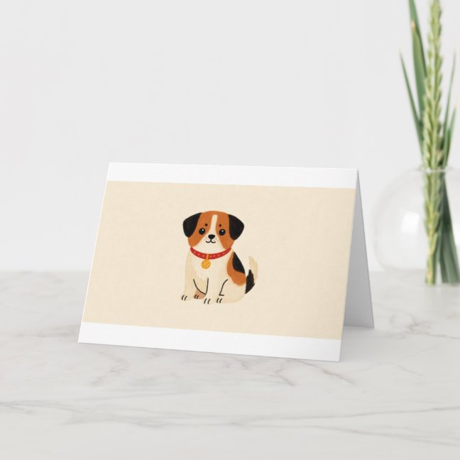 Labrador Retriever Harbor fishing boat Greeting Ca Card