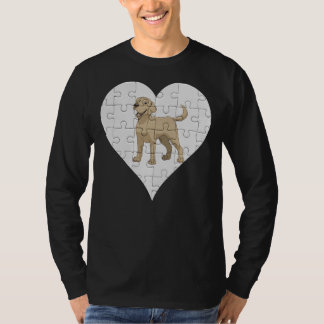 Labrador Retriever Heart Jigsaw Pieces Labrador Re T-Shirt