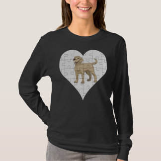 Labrador Retriever Heart Jigsaw Pieces Labrador Re T-Shirt