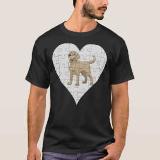 Labrador Retriever Heart Jigsaw Pieces Labrador Re T-Shirt