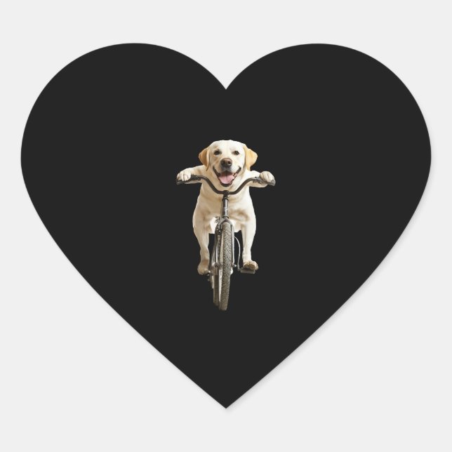 Labrador Retriever    Heart Sticker (Front)