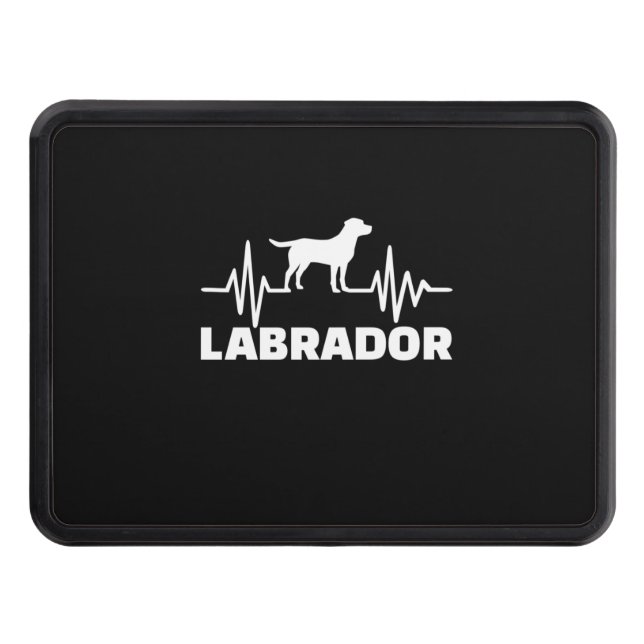 Labrador Retriever Heartbeat Hitch Cover (Front)