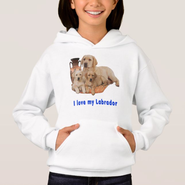 Labrador Retriever Hoodie (Front)
