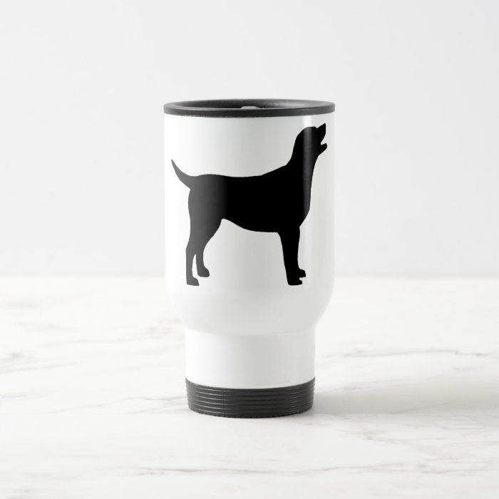 Labrador Retriever (in black) Coffee Mug