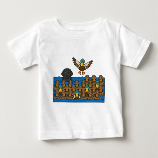 Labrador Retriever in the Ducks Baby T-Shirt