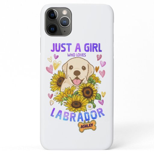 Labrador Retriever Kawaii Cute Gift Dog Pet iPhone 11 Pro Max Case