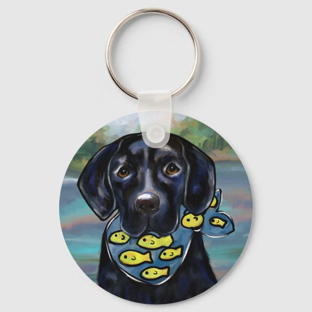 Labrador Retriever Keychain (Front)