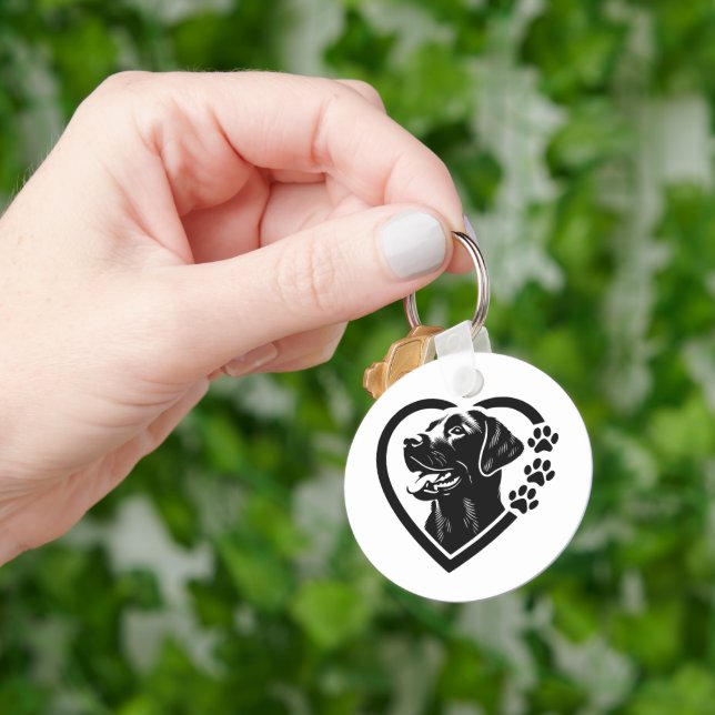 Labrador Retriever  Keychain (Hand)