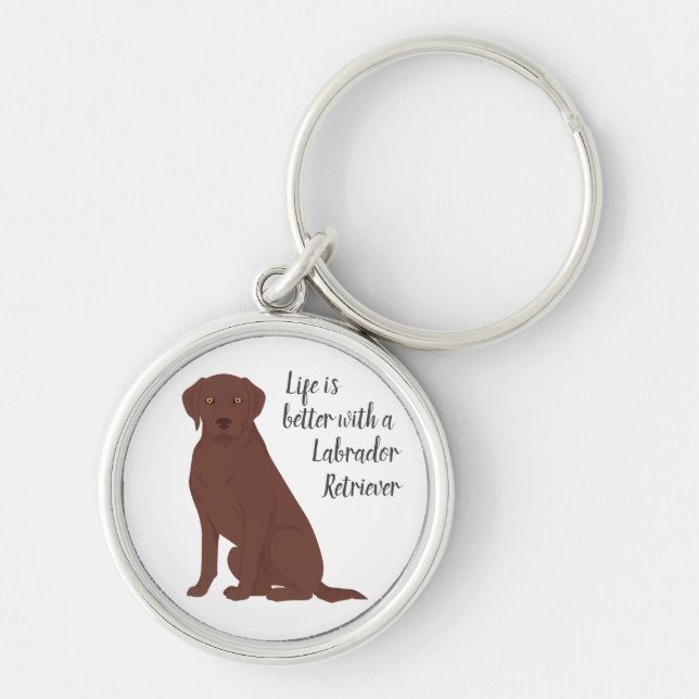 Labrador Retriever Keychain (Front)