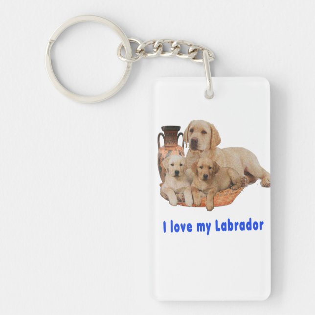 Labrador Retriever Keychain (Front)