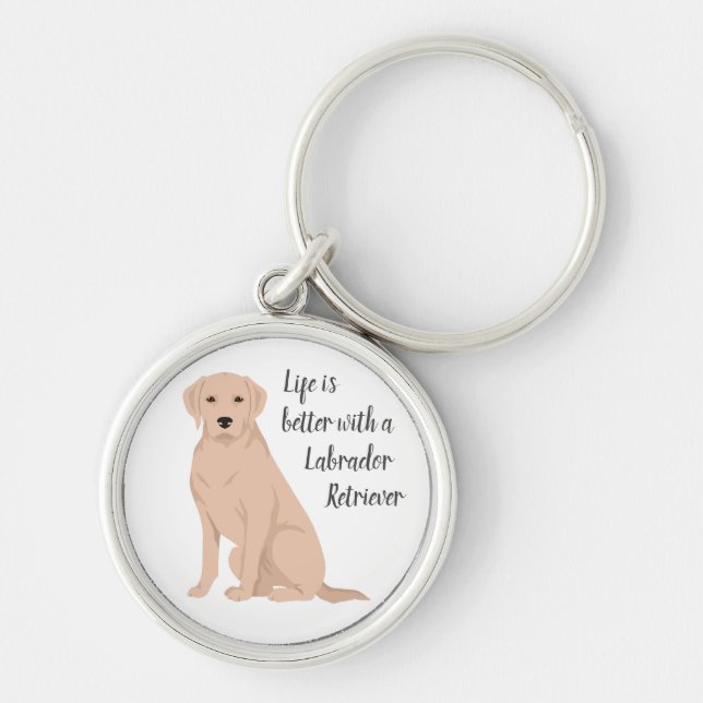 Labrador Retriever Keychain (Front)