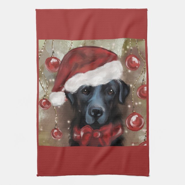 Labrador Retriever  Kitchen Towel (Vertical)