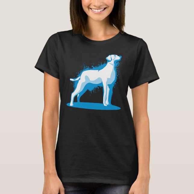 Labrador Retriever Lab Paint Splashes T-Shirt (Front)