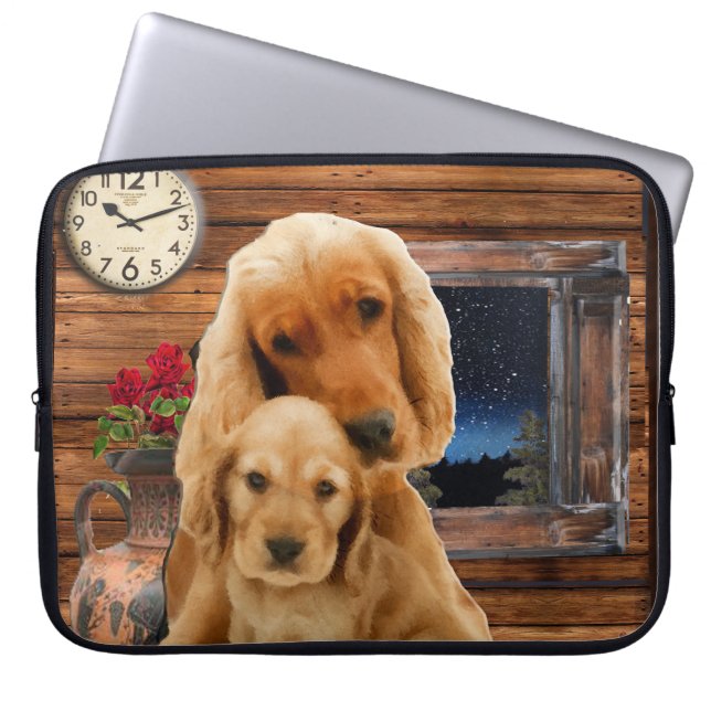 Labrador retriever  laptop sleeve (Front)
