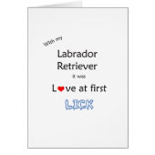 Labrador Retriever Lick Design (Front)
