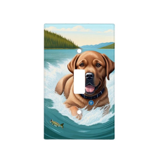 Labrador Retriever Light Switch Cover (Front)