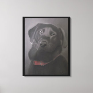 Labrador Retriever Love 24"x30" Canvas Print