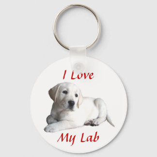 Labrador Retriever Love Keychain