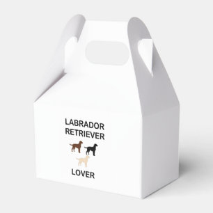 labrador retriever lover all colors silhouettes  favor boxes