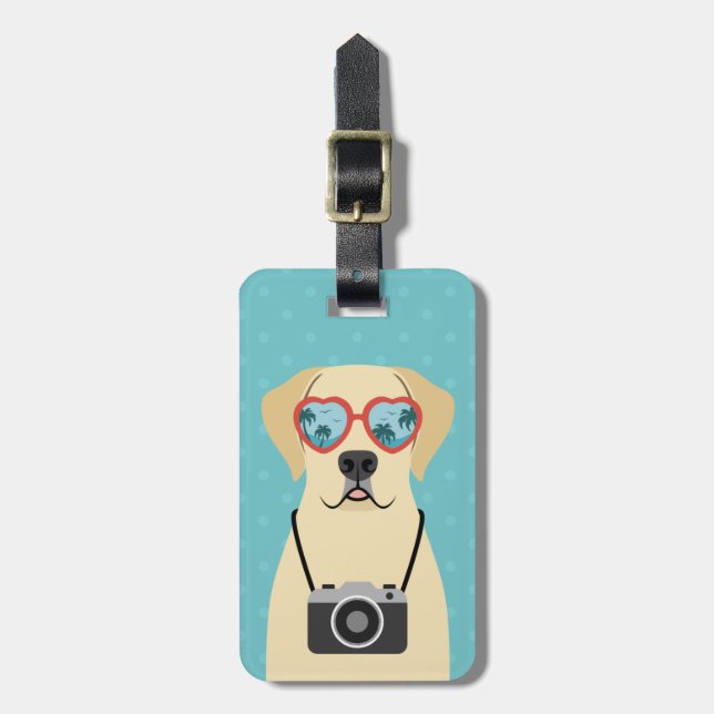 Labrador Retriever Luggage Tags (Front Vertical)