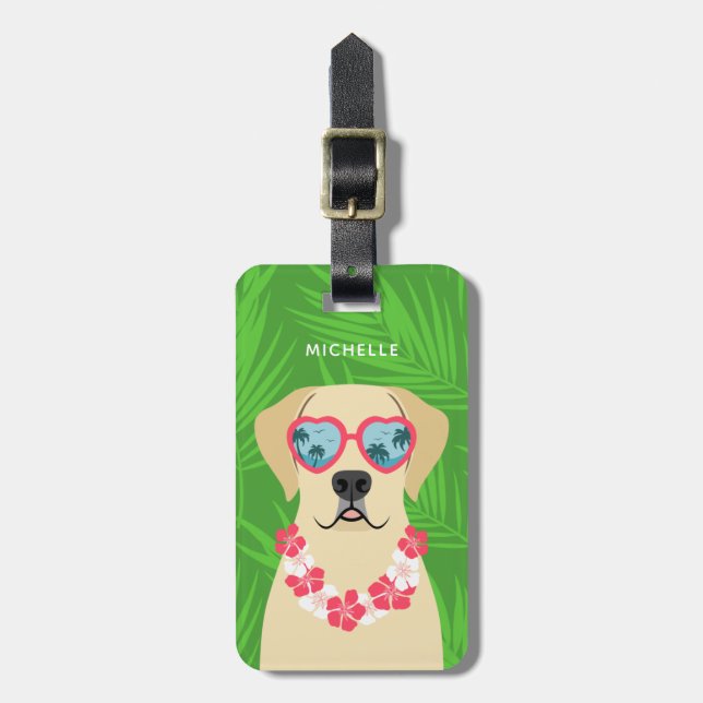 Labrador Retriever Luggage Tags (Front Vertical)