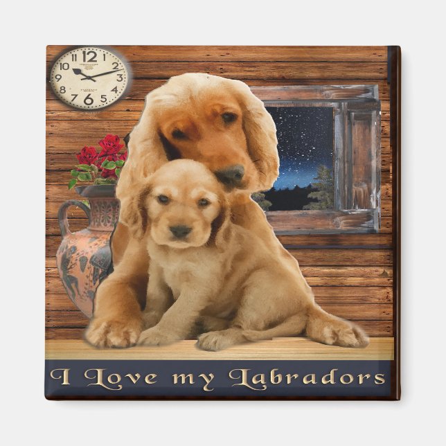 Labrador Retriever Magnet (Front)