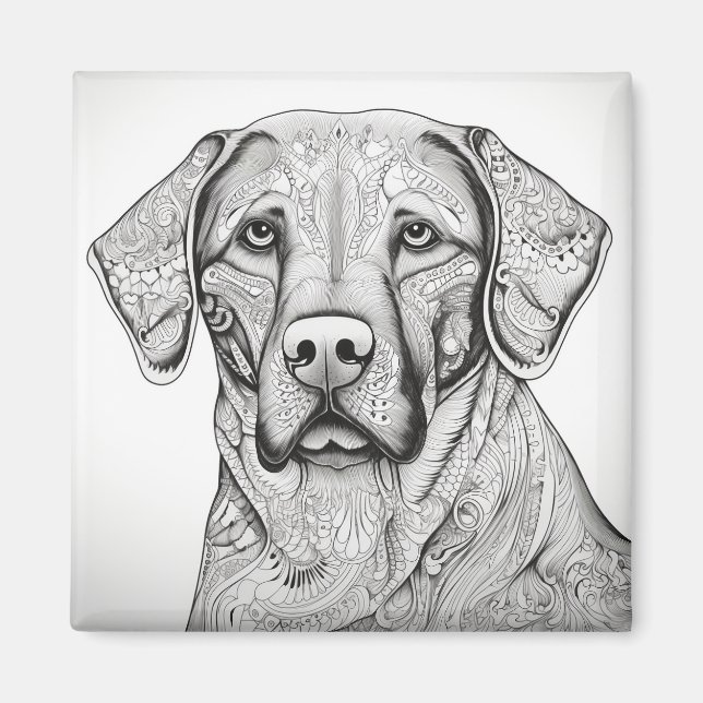 Labrador Retriever Magnet (Front)
