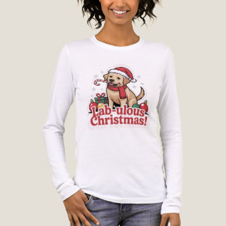 Labrador retriever merry Christmas Tri-Blend Shirt