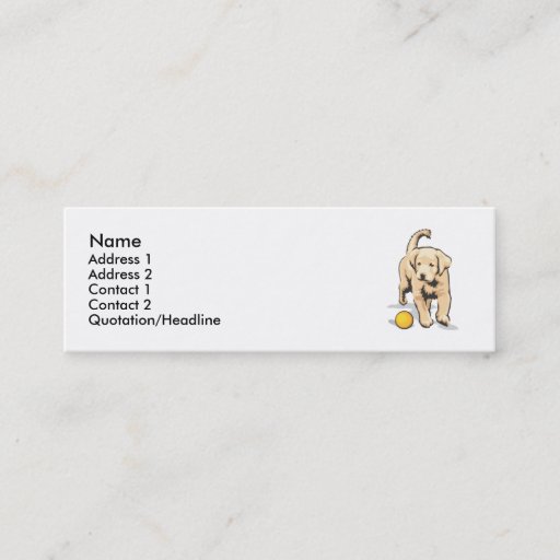 Customizable Labrador Retriever Business Cards