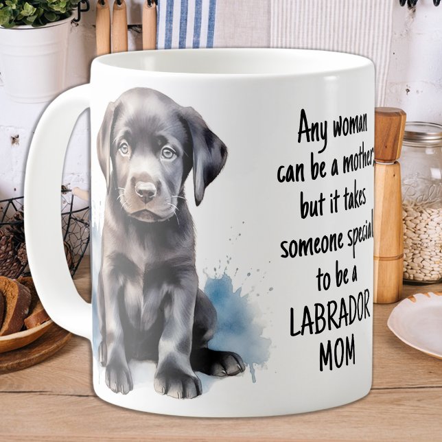 Labrador Retriever Mom Dog Cute Puppy  Coffee Mug (Creator Uploaded)