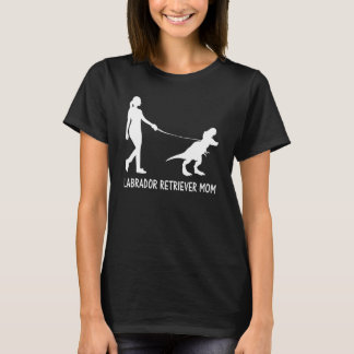 Labrador Retriever Mom Lab Mama Dog Dinosaur Women T-Shirt
