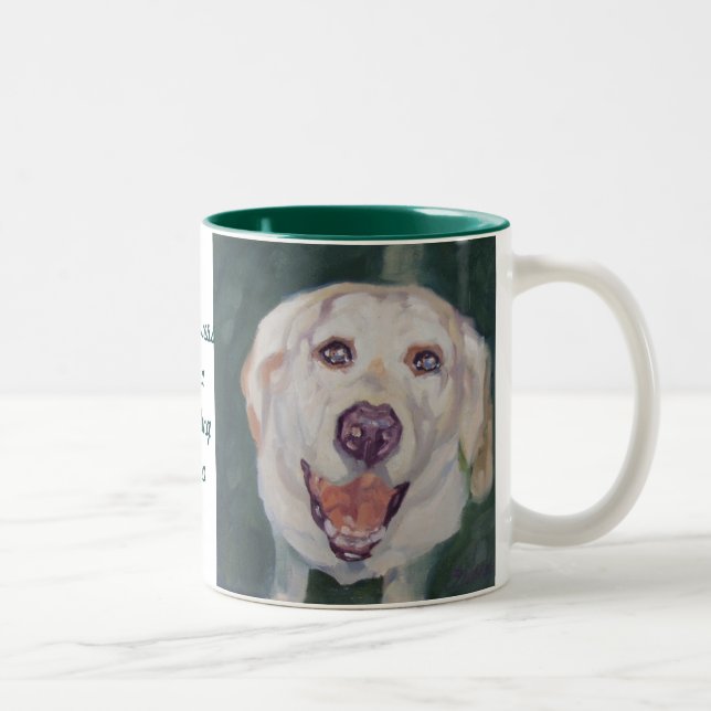 Labrador Retriever Mug Happiness is.. (Right)