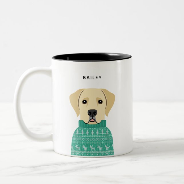 Labrador Retriever Mugs (Left)