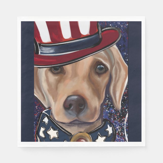 LABRADOR RETRIEVER NAPKINS (Front)