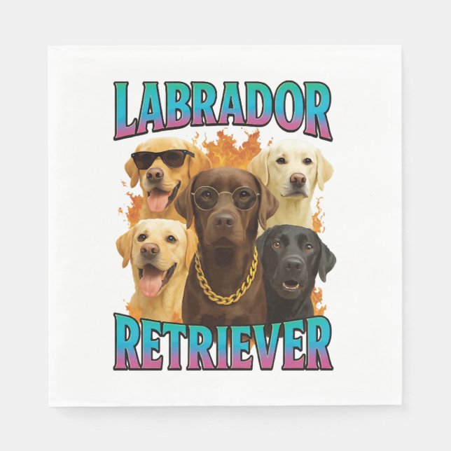 Labrador Retriever  Napkins (Front)