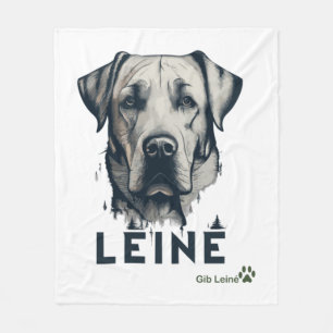 Labrador Retriever - nature for dog lovers. Give L Fleece Blanket