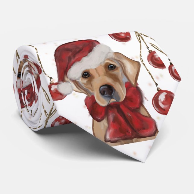 Labrador Retriever  Neck Tie (Rolled)