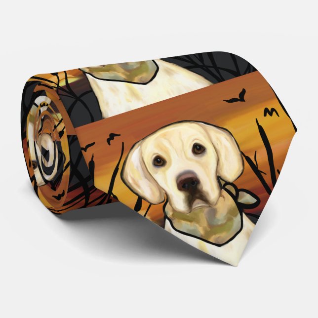 Labrador Retriever Neck Tie (Rolled)