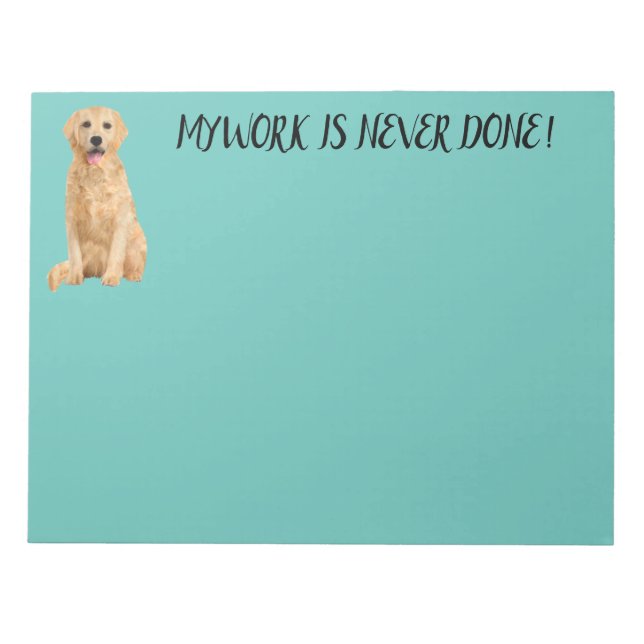 LABRADOR RETRIEVER NOTEPAD (Front)