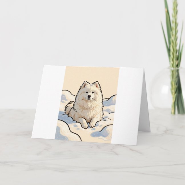 Labrador Retriever Palm beach relax Greeting Card