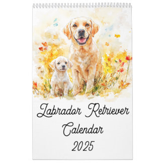 Labrador Retriever Parent and Puppy Calendar