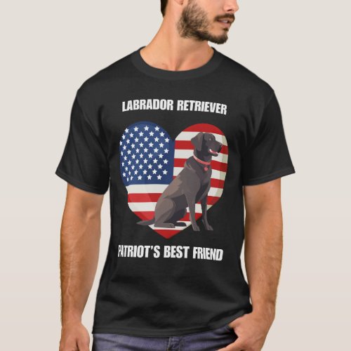 Labrador Retriever Patriots Best Friend T_Shirt