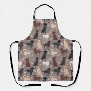 Labrador Retriever Paws and Bones Apron