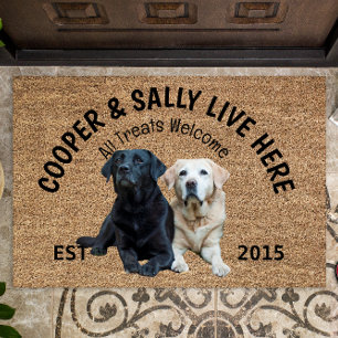 Labrador Retriever Personalized Dog Lover Doormat