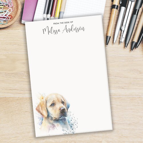 Labrador Retriever Personalized Dog Lover Puppy  Post_it Notes