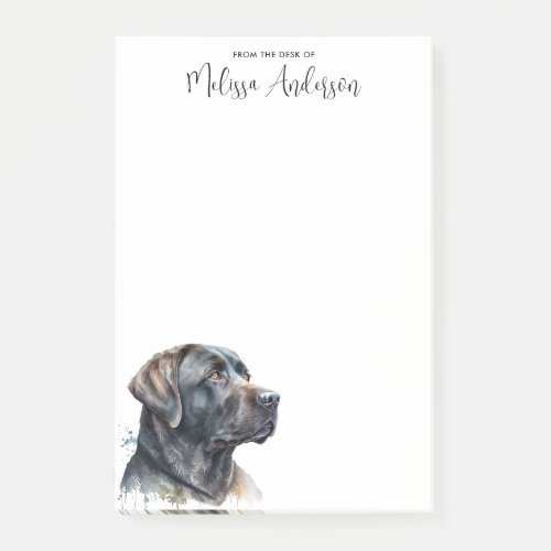 Labrador Retriever Personalized Lab Dog Lover Post_it Notes
