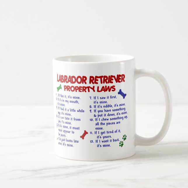 LABRADOR RETRIEVER PL2 COFFEE MUG (Right)