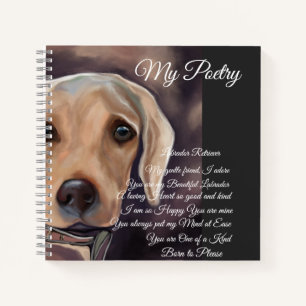 Labrador Retriever Poetry Notebook