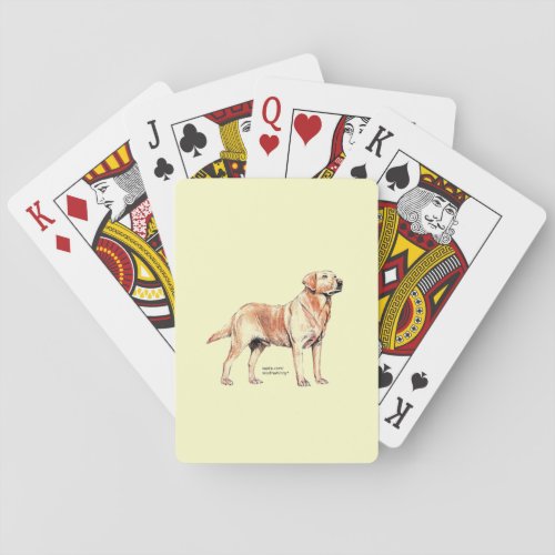 Labrador Retriever Poker Cards